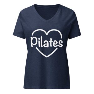 Pilates Love - Women’s relaxed v-neck t-shirt