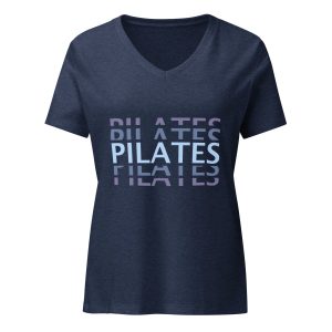 Pilates Excited - Women’s relaxed v-neck t-shirt