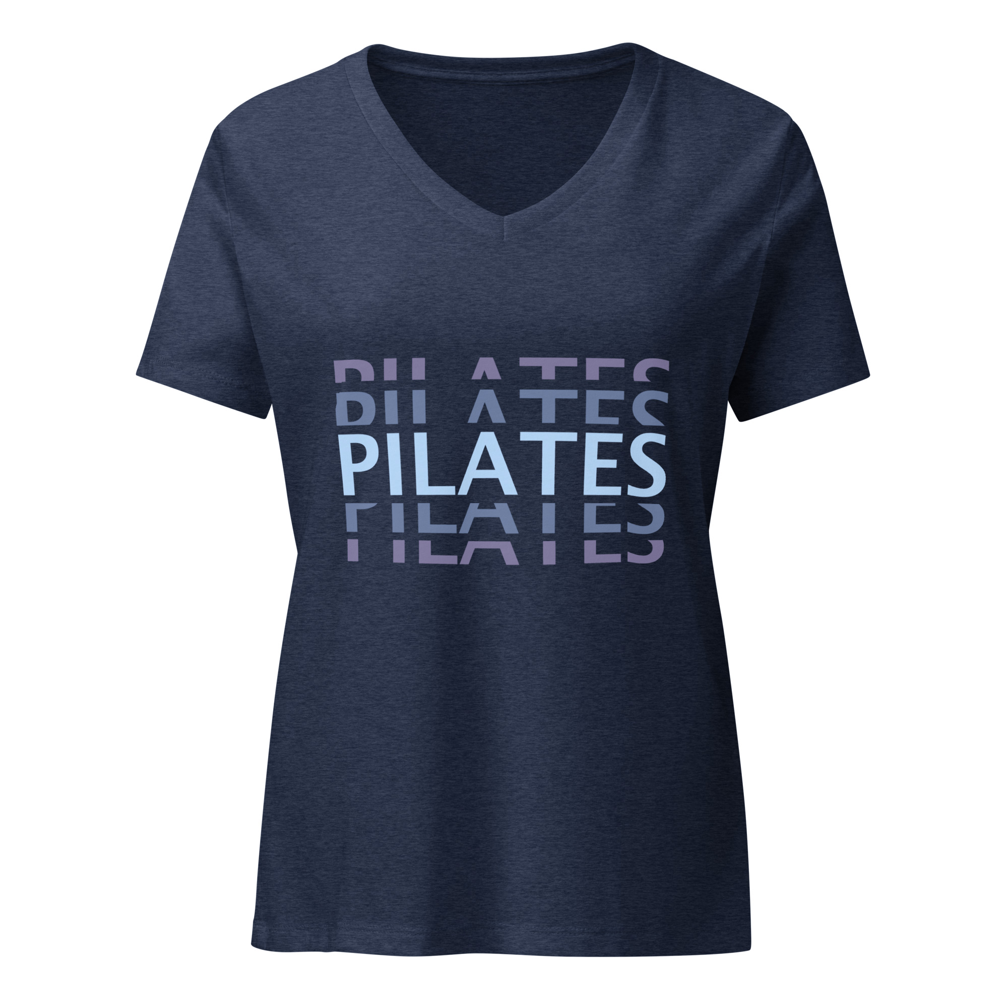 Pilates Excited - Women’s relaxed v-neck t-shirt