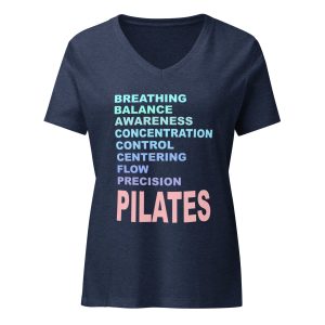 Pilates Principles - Women’s relaxed v-neck t-shirt