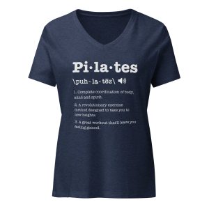 Pilates Defined - Women’s relaxed v-neck t-shirt
