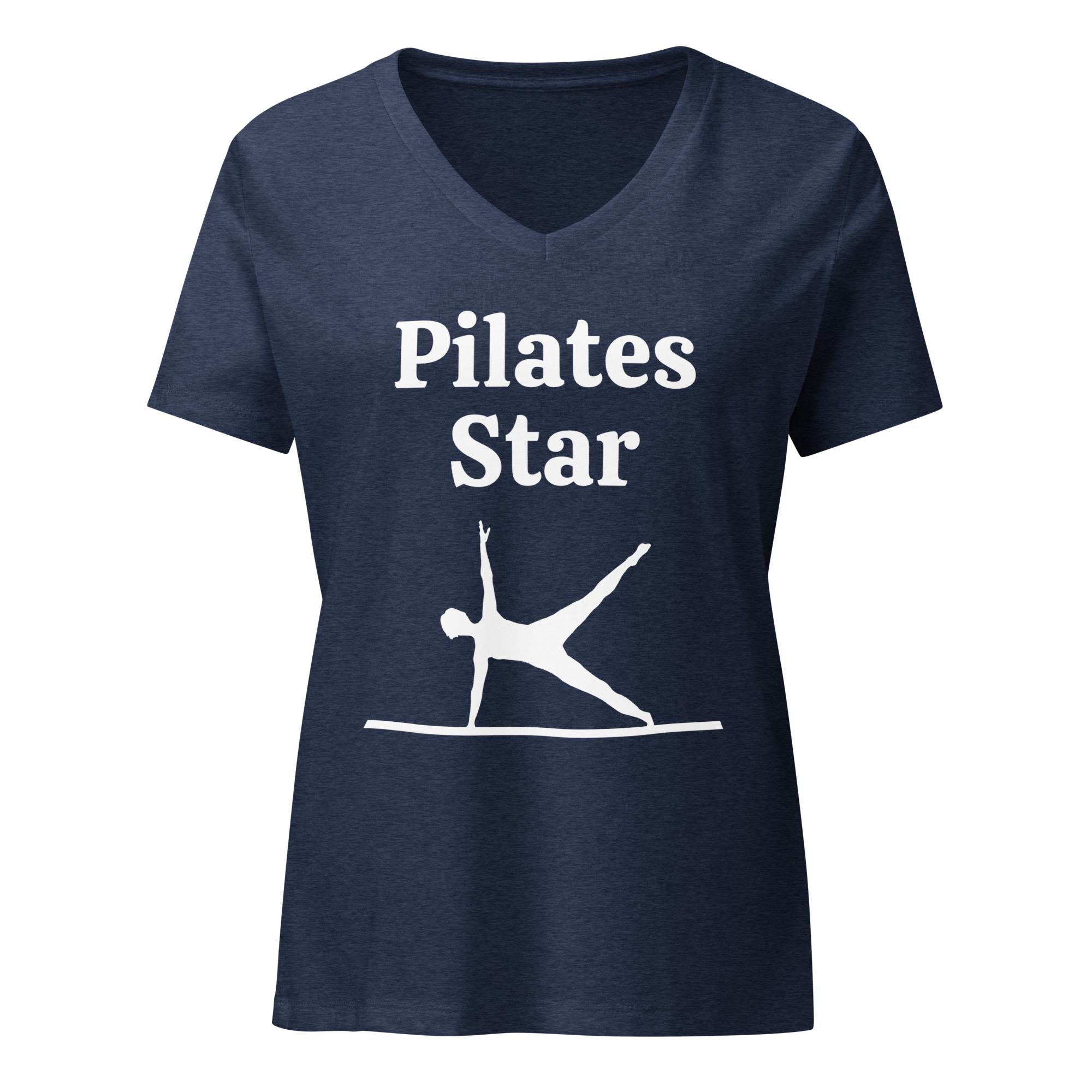 Pilates Star - Women’s relaxed v-neck t-shirt